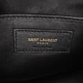 Miniatyrbild 5 av 10: Pre-owned Saint Laurent Medium Metallic Leather Monogram Sulpice Crossbody Brown