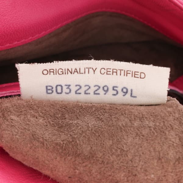 Pre-owned Bottega Veneta Nappa Intrecciato Flap Crossbody Pink