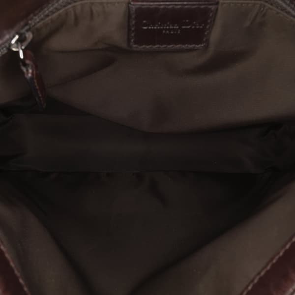 Pre-owned Dior Diorissimo Trotter Canvas Street Chic Crossbody Brown