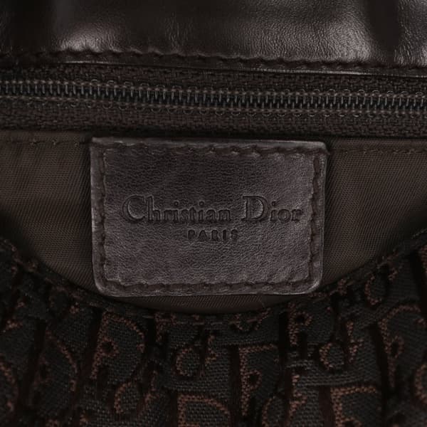 Pre-owned Dior Diorissimo Trotter Canvas Street Chic Crossbody Brown
