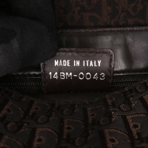 Pre-owned Dior Diorissimo Trotter Canvas Street Chic Crossbody Brown
