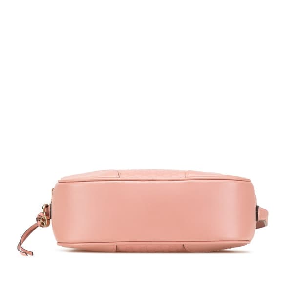Pre-owned Gucci Microguccissima Bree Crossbody Pink