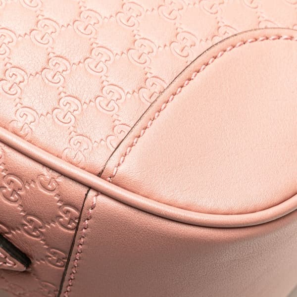 Pre-owned Gucci Microguccissima Bree Crossbody Pink