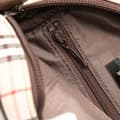 Miniatyrbilde 8 av 10: Pre-owned Burberry House Check Canvas Crossbody Brown
