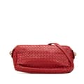 Miniatyrbillede 1 af 10: Pre-owned Bottega Veneta Nappa Intrecciato Crossbody Red