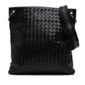 Pikkukuva 1 / 8: Pre-owned Bottega Veneta Leather Intrecciato Crossbody Black