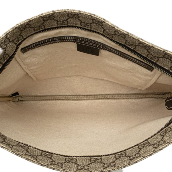 Pre-owned Gucci GG Supreme Crossbody Brown