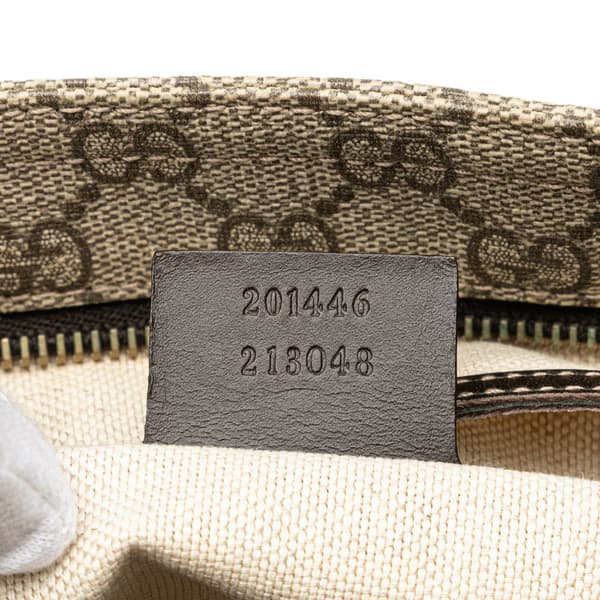 Pre-owned Gucci GG Supreme Crossbody Brown
