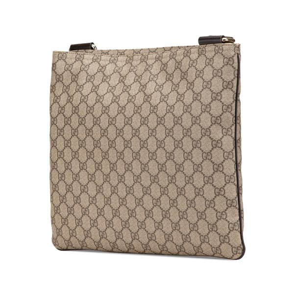 Pre-owned Gucci GG Supreme Crossbody Brown