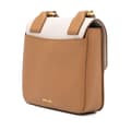 Miniatyrbild 2 av 10: Pre-owned Prada Bicolor Saffiano Cuir Flap Crossbody Brown