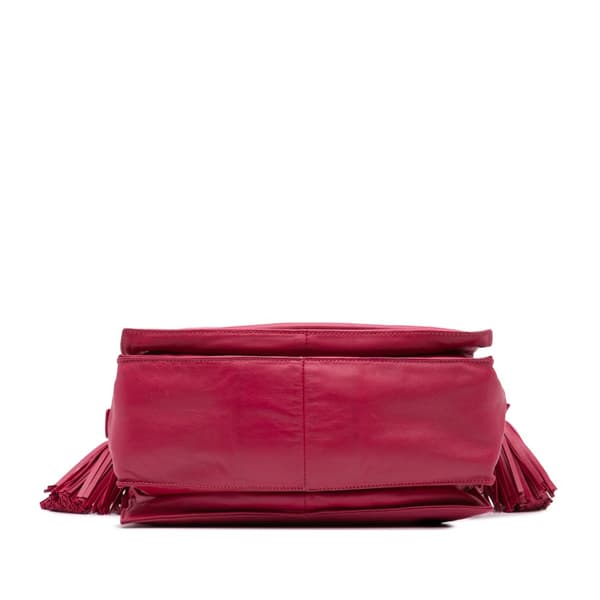 Pre-owned LOEWE Nappa Flamenco Tassel 30 Pink