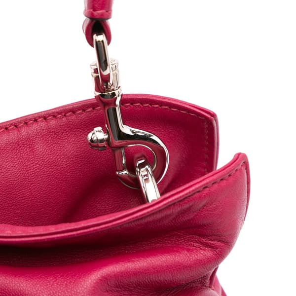 Pre-owned LOEWE Nappa Flamenco Tassel 30 Pink