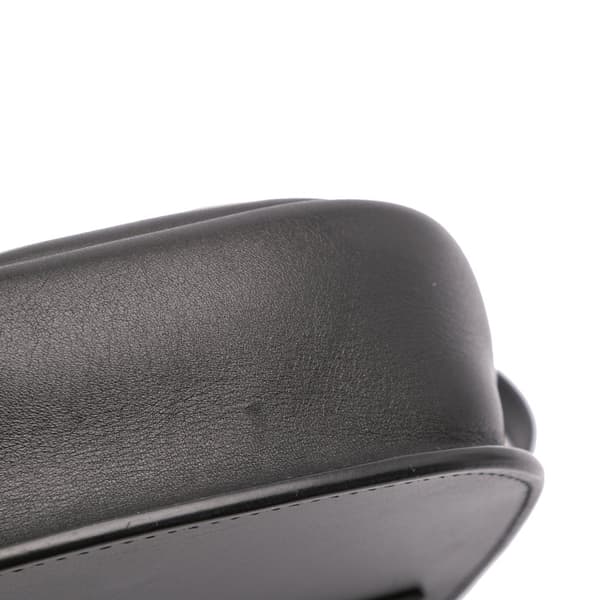 Pre-owned Saint Laurent Small Leather Monogram Kaia Crossbody Black
