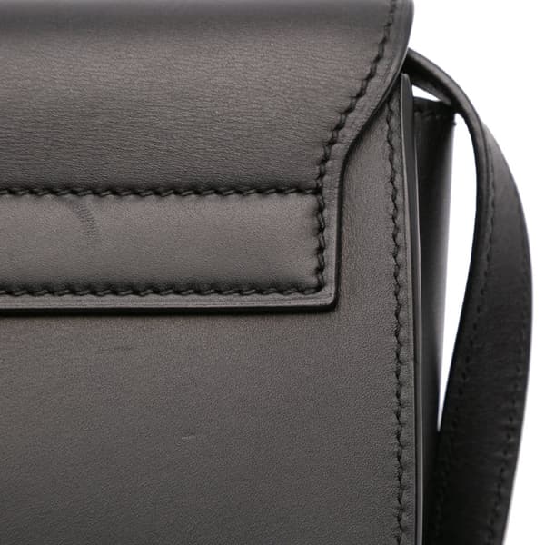 Pre-owned Saint Laurent Small Leather Monogram Kaia Crossbody Black