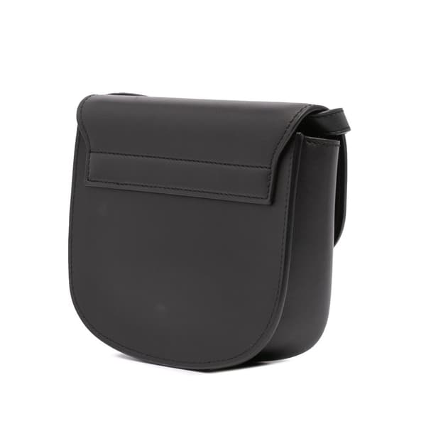 Pre-owned Saint Laurent Small Leather Monogram Kaia Crossbody Black