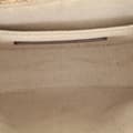 Miniatyrbillede 4 af 10: Pre-owned Prada Raffia Vitello Flap Crossbody Brown
