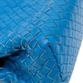 Miniatyrbild 8 av 10: Pre-owned Bottega Veneta Nappa Intrecciato Flap Crossbody Blue