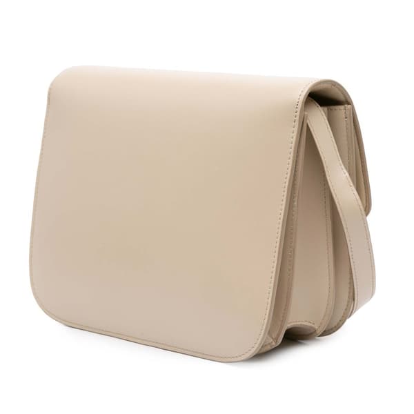 Pre-owned Celine Medium Calfskin Classic Box Brown