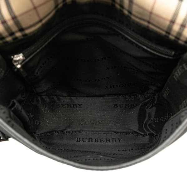Pre-owned Burberry Nylon Crossbody Black