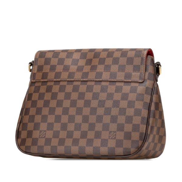 Pre-owned Louis Vuitton Damiere Ebene Besace Rosebery Brown