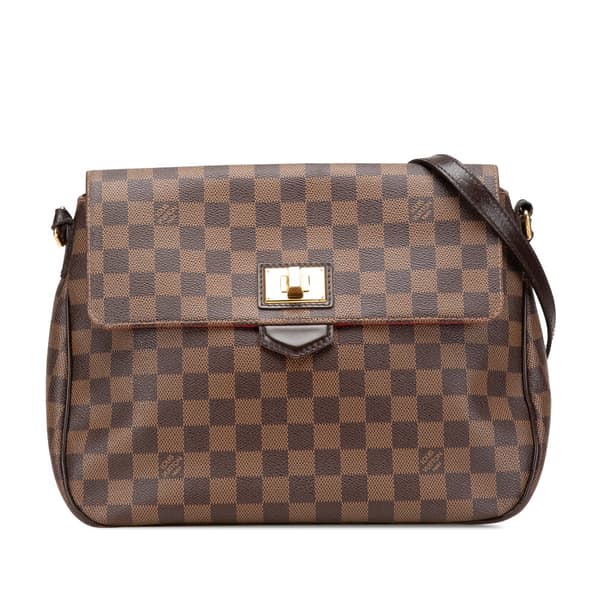 Pre-owned Louis Vuitton Damiere Ebene Besace Rosebery Brown