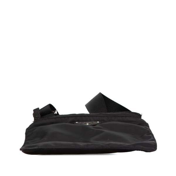 Pre-owned Prada Tessuto Zip Top Crossbody Black