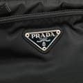 Miniatyrbild 7 av 10: Pre-owned Prada Tessuto Zip Top Crossbody Black