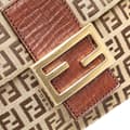 Miniatyrbild 7 av 10: Pre-owned Fendi Zucchino Canvas Crossbody Brown