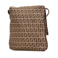 Miniatyrbild 2 av 10: Pre-owned Fendi Zucchino Canvas Crossbody Brown