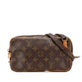 Miniatyrbild 1 av 9: Pre-owned Louis Vuitton Monogram Pochette Marly Bandouliere Brown