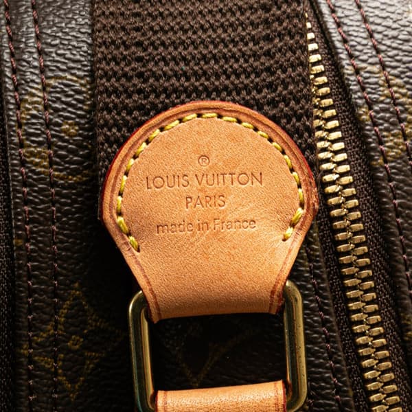 Pre-owned Louis Vuitton Monogram Reporter GM Brown