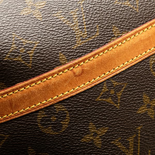 Pre-owned Louis Vuitton Monogram Reporter GM Brown