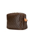 Miniatyrbillede 2 af 10: Pre-owned Louis Vuitton Monogram Reporter GM Brown