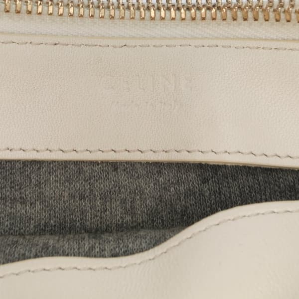 Pre-owned Celine Small Lambskin Trio Crossbody Brown