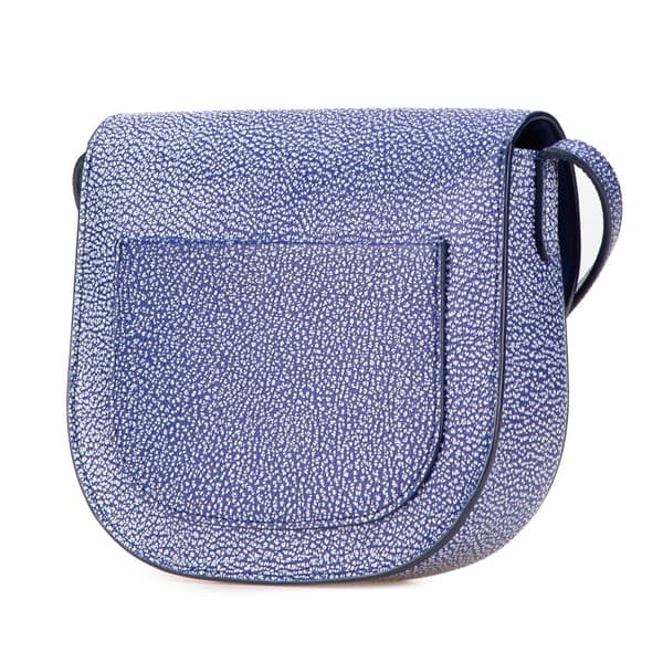 Pre-owned Celine Small Goatskin Trotteur Crossbody Blue