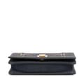 Miniatyrbilde 3 av 9: Pre-owned Dior Studded Denim Diorama Wallet on Chain Blue