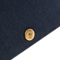 Miniatyrbilde 8 av 9: Pre-owned Dior Studded Denim Diorama Wallet on Chain Blue