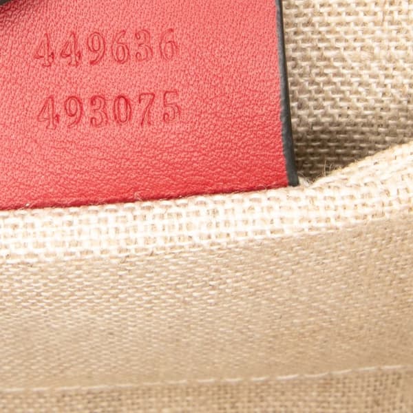 Pre-owned Gucci Mini Microguccissima Emily Crossbody Red