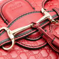 Miniatyrbild 6 av 7: Pre-owned Gucci Mini Microguccissima Emily Crossbody Red