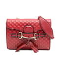 Miniatyrbild 1 av 7: Pre-owned Gucci Mini Microguccissima Emily Crossbody Red