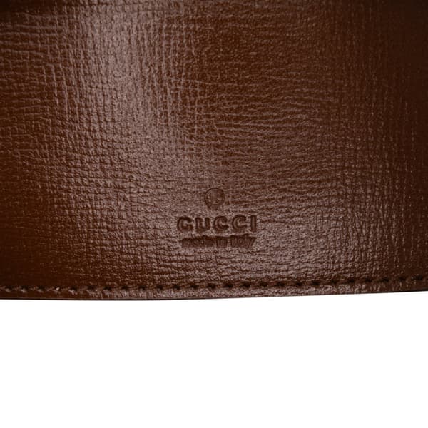 Pre-owned Gucci Mini GG Supreme Jackie 1961 Crossbody Brown