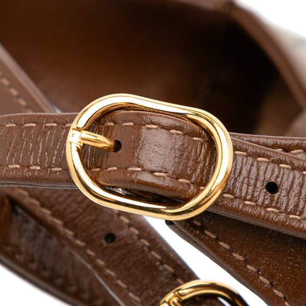 Pre-owned Gucci Mini GG Supreme Jackie 1961 Crossbody Brown
