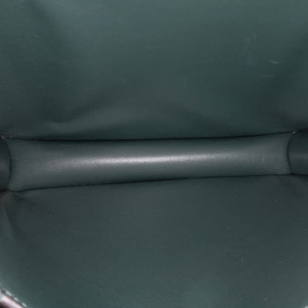 Pre-owned Celine Medium Calfskin Classic Box Green