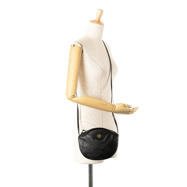 Pre-owned Dior Leather Crossbody Black