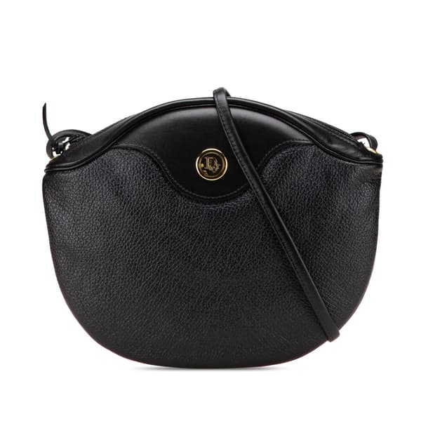 Pre-owned Dior Leather Crossbody Black