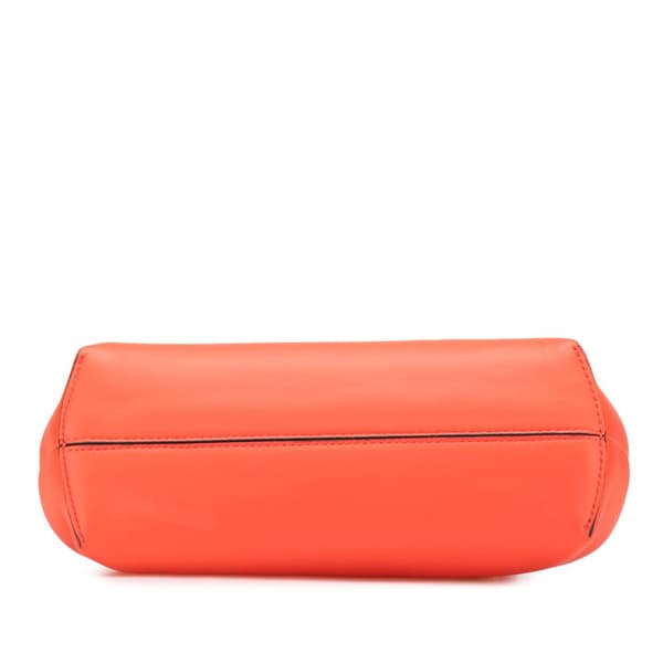 Pre-owned Fendi Small Nappa Fendi First Crossbody Orange