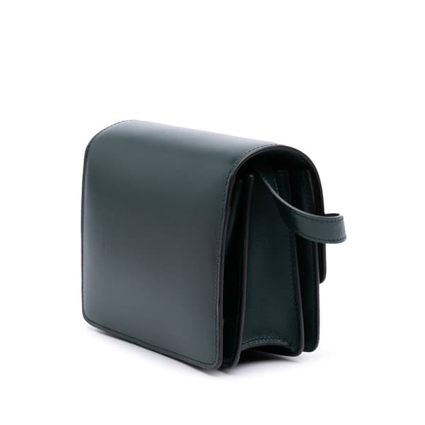 Pre-owned Celine Small Calfskin Classic Box Green
