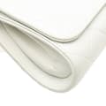 Pikkukuva 9 / 10: Pre-owned Chanel Small CC Quilted Lambskin Flap Clutch on Chain White