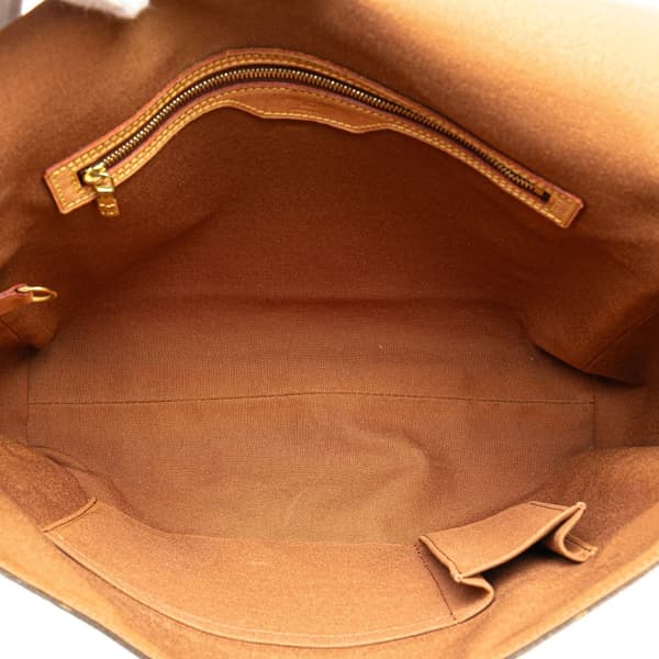Pre-owned Louis Vuitton Monogram Abbesses Brown