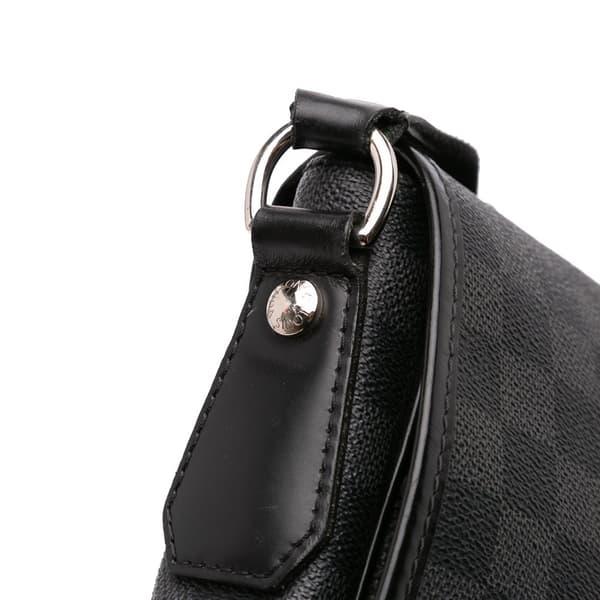 Pre-owned Louis Vuitton Damier Graphite Daniel MM Black
